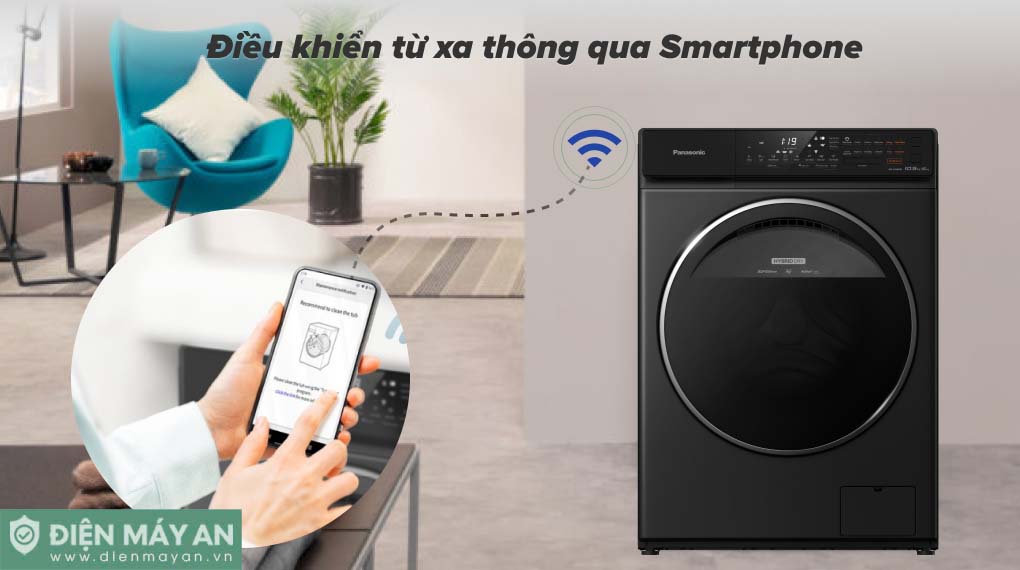 Máy giặt sấy Panasonic Inverter giặt 10.5 giặt – sấy 6 kg NA-S056FR1BV